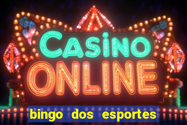 bingo dos esportes para imprimir